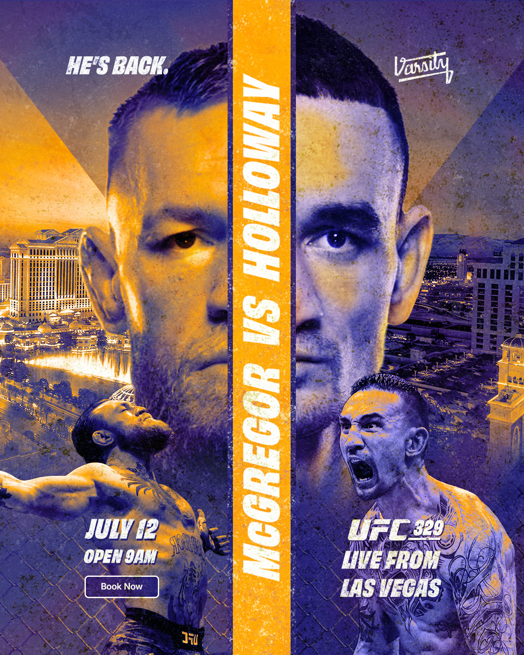 UFC329: McGregor vs. Holloway